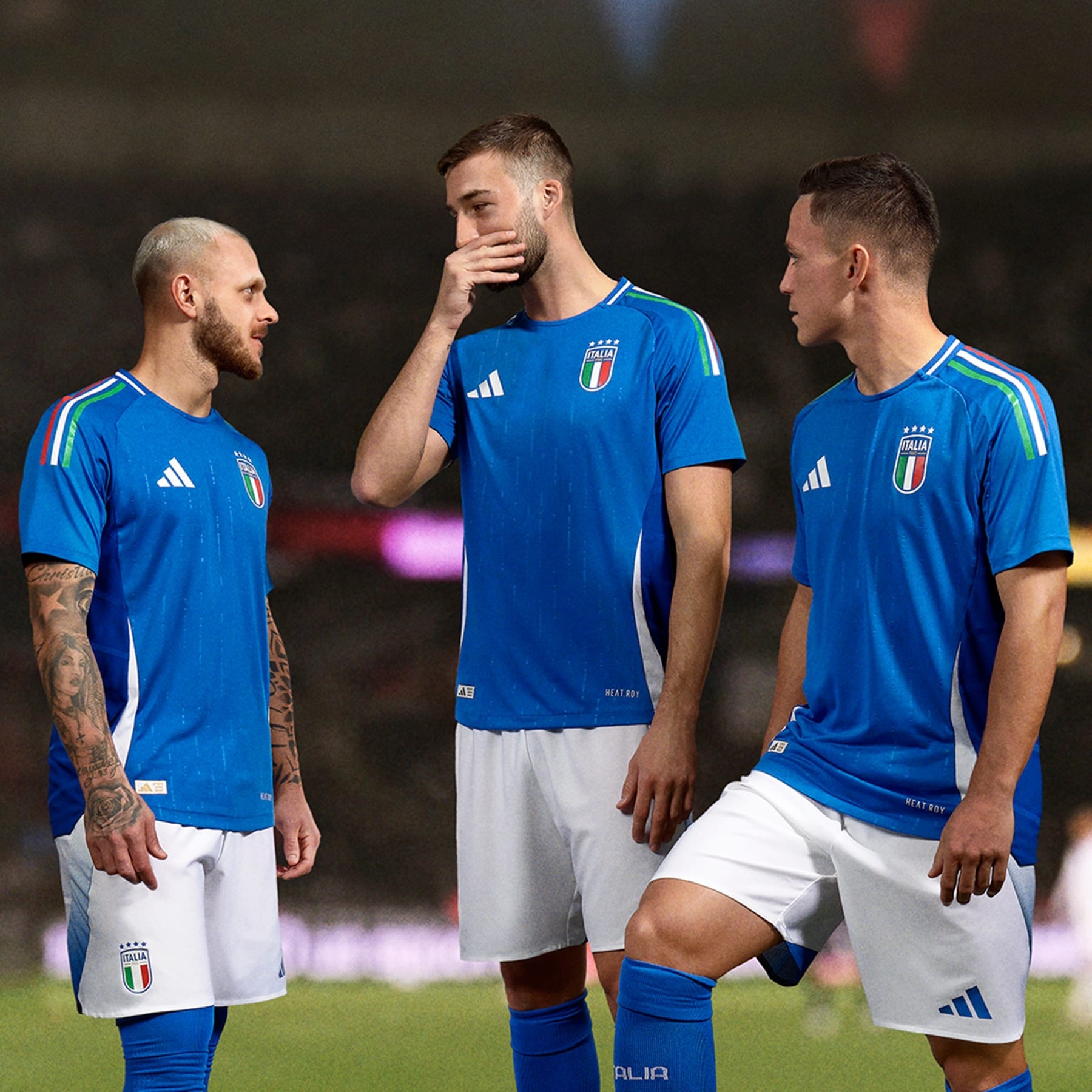 Italy 2024 Home Authentic Jersey - 4