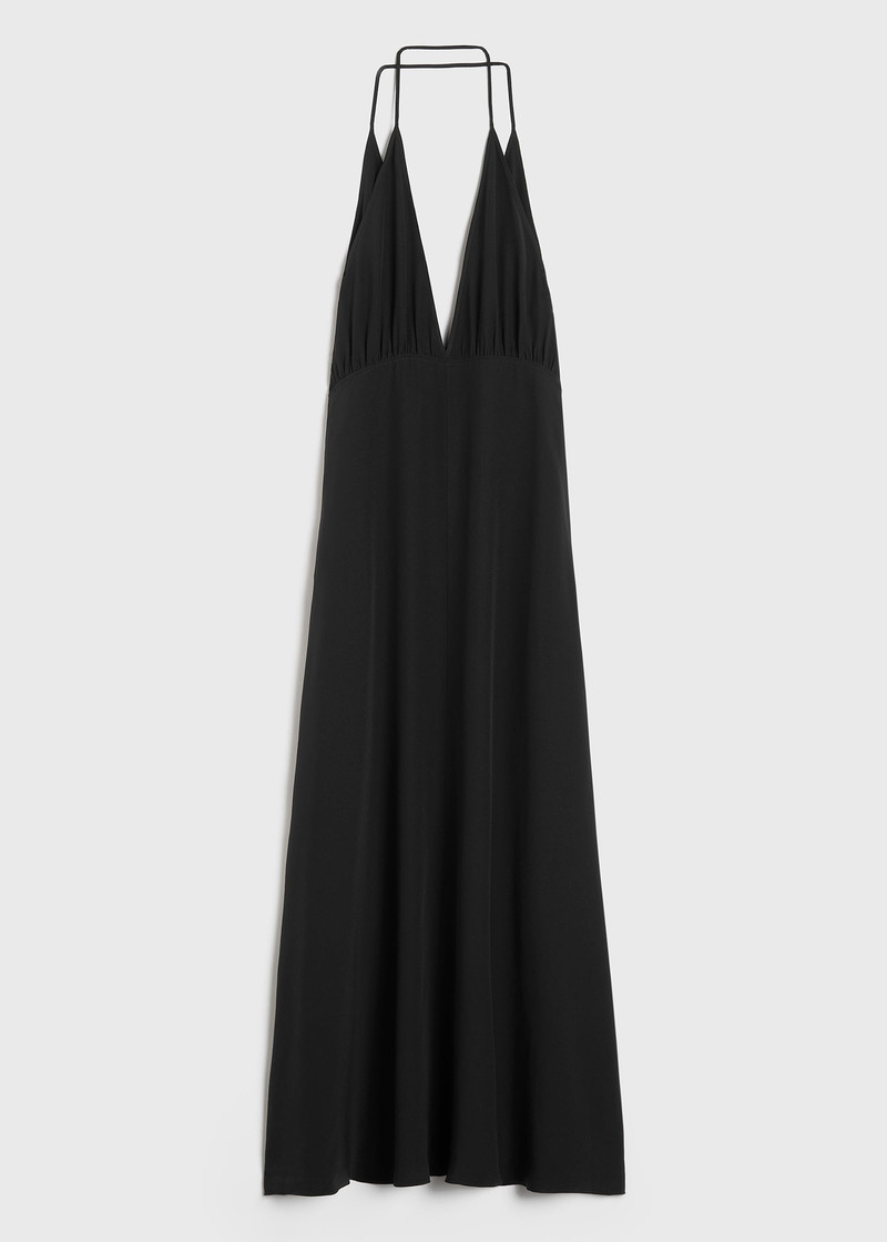twisted halter dress Evelynn Twisted Halter Multi Way Maxi Dress main image 1