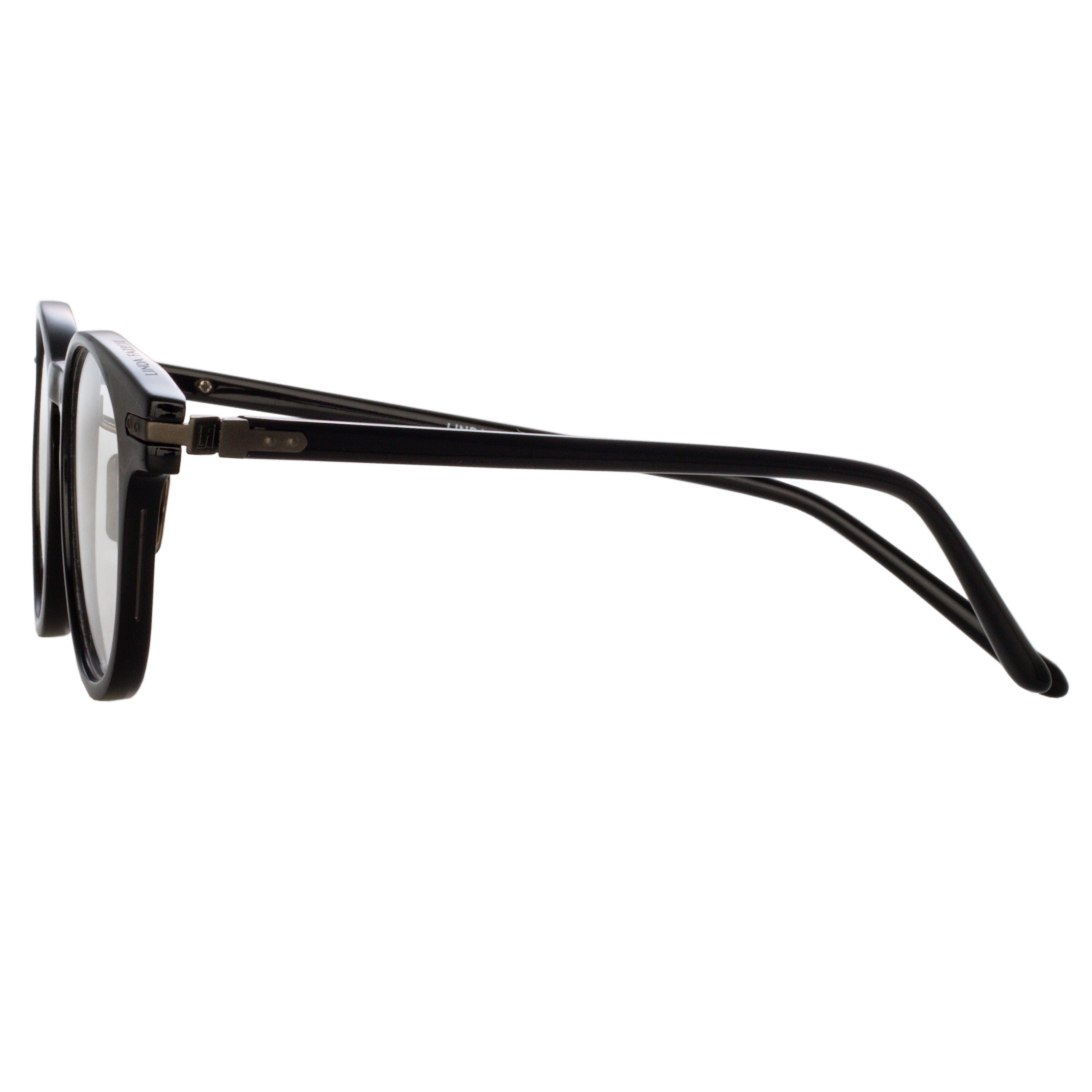 BAY OPTICAL D-FRAME IN BLACK AND NICKEL (ASIAN FIT) - 4