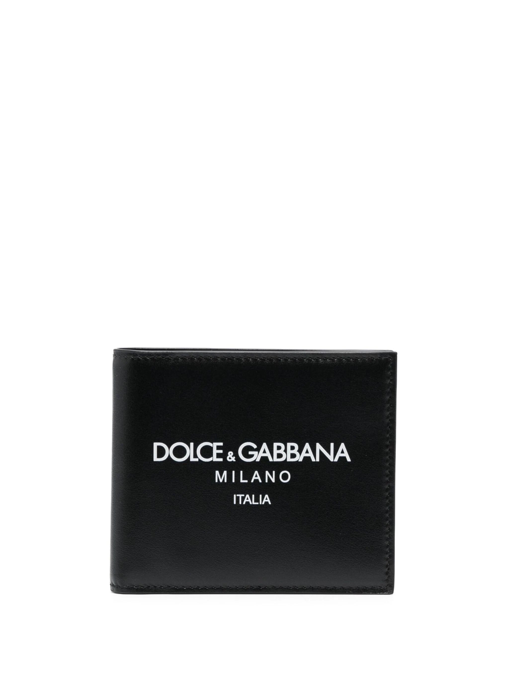 LOGO-PRINT LEATHER WALLET - 1