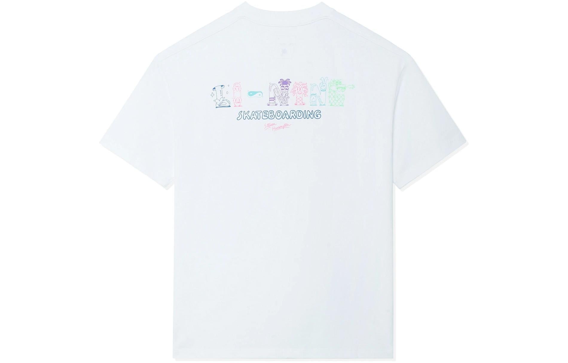 Li-Ning x Steven Harrington Cartoon Graphic T-shirt 'White' AHSSC49-3 - 2
