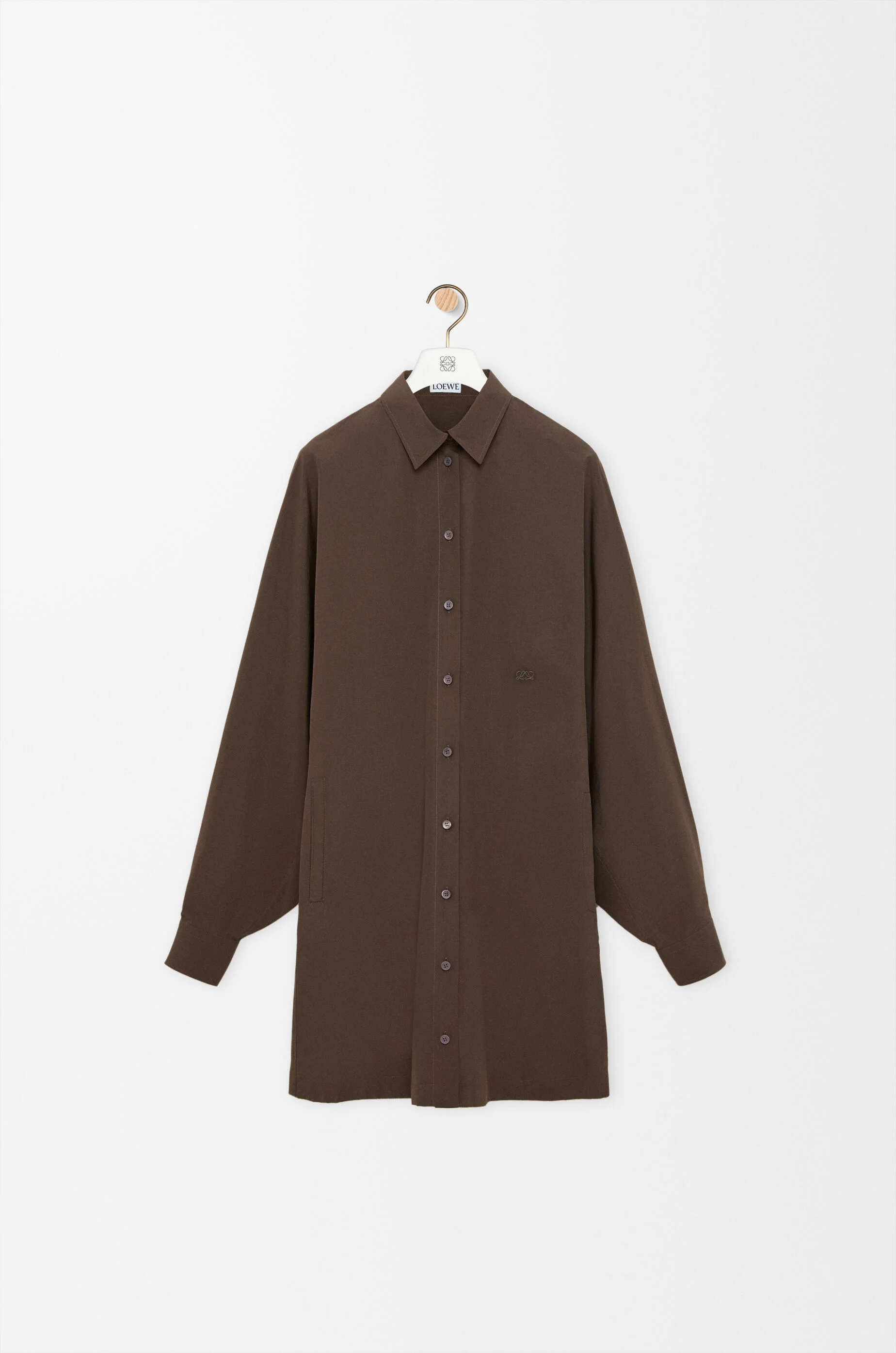 Shirt dress in cotton - 1