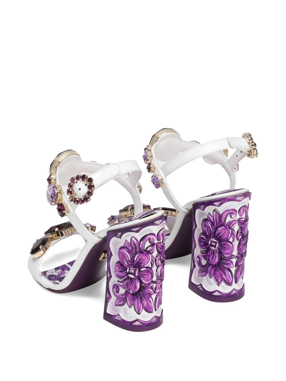rhinestone-embellished sandals - 3