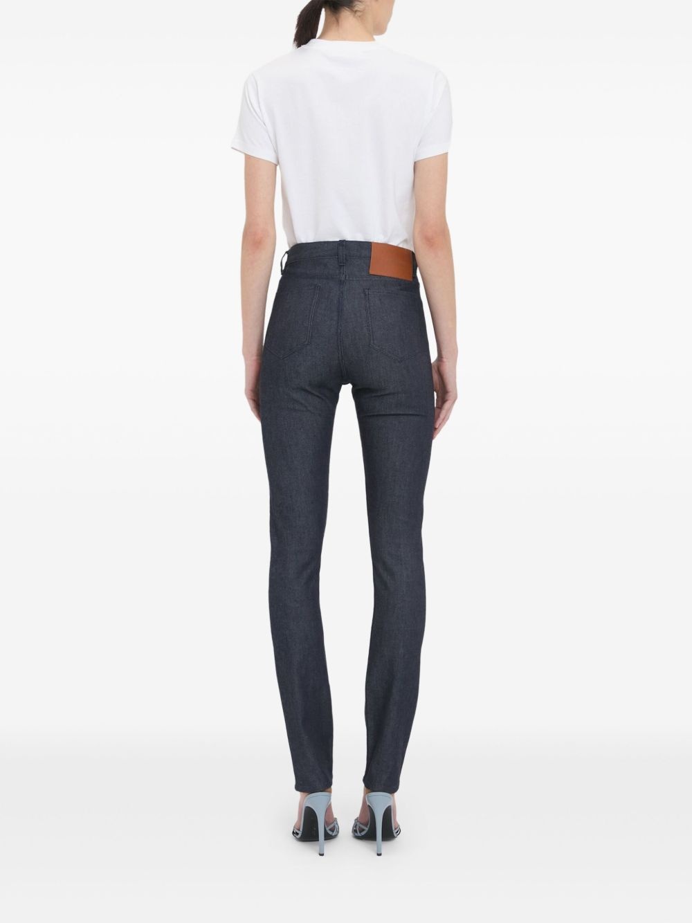high-waisted skinny jeans - 4