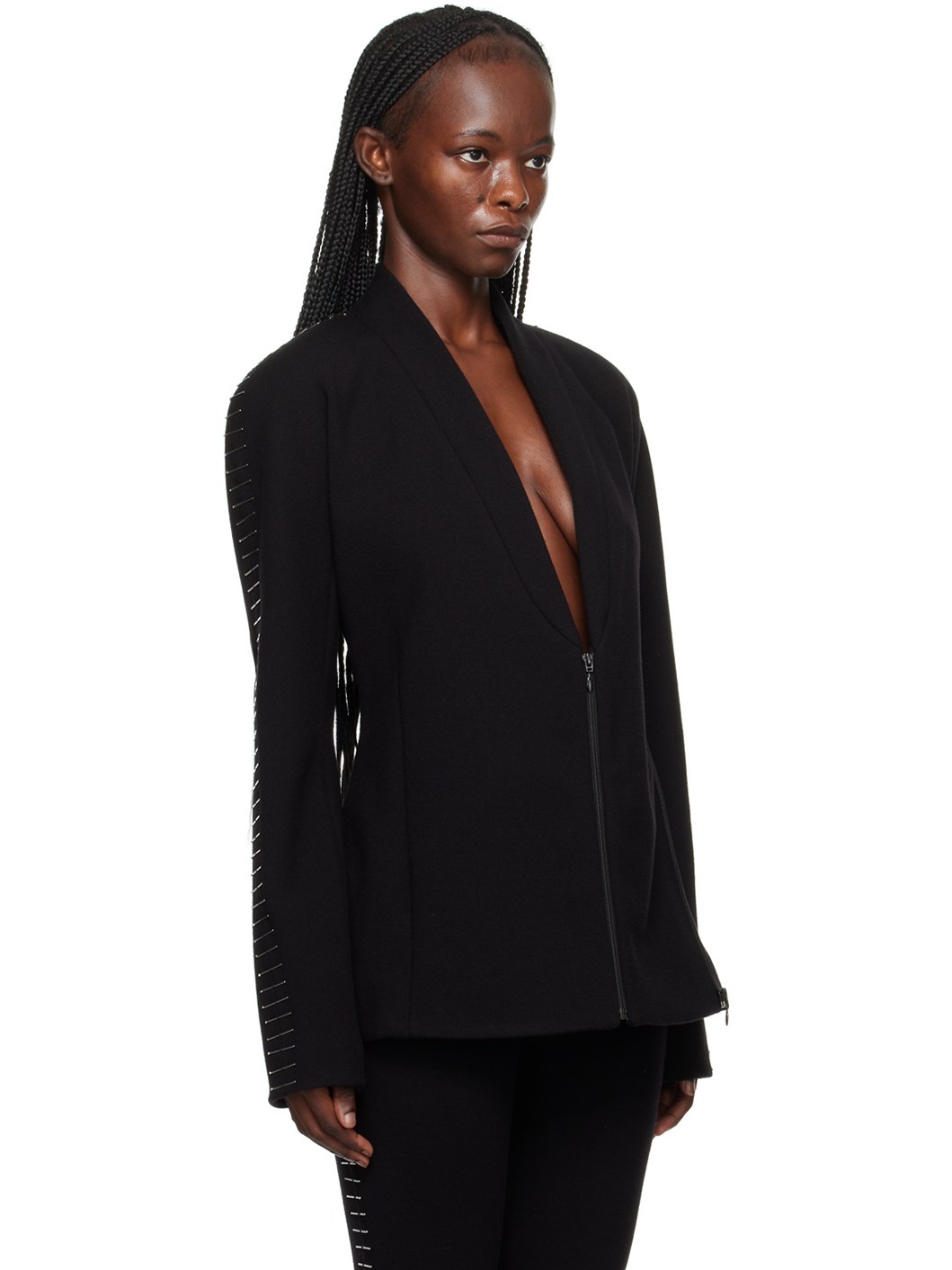 Black Zip Jacket - 2