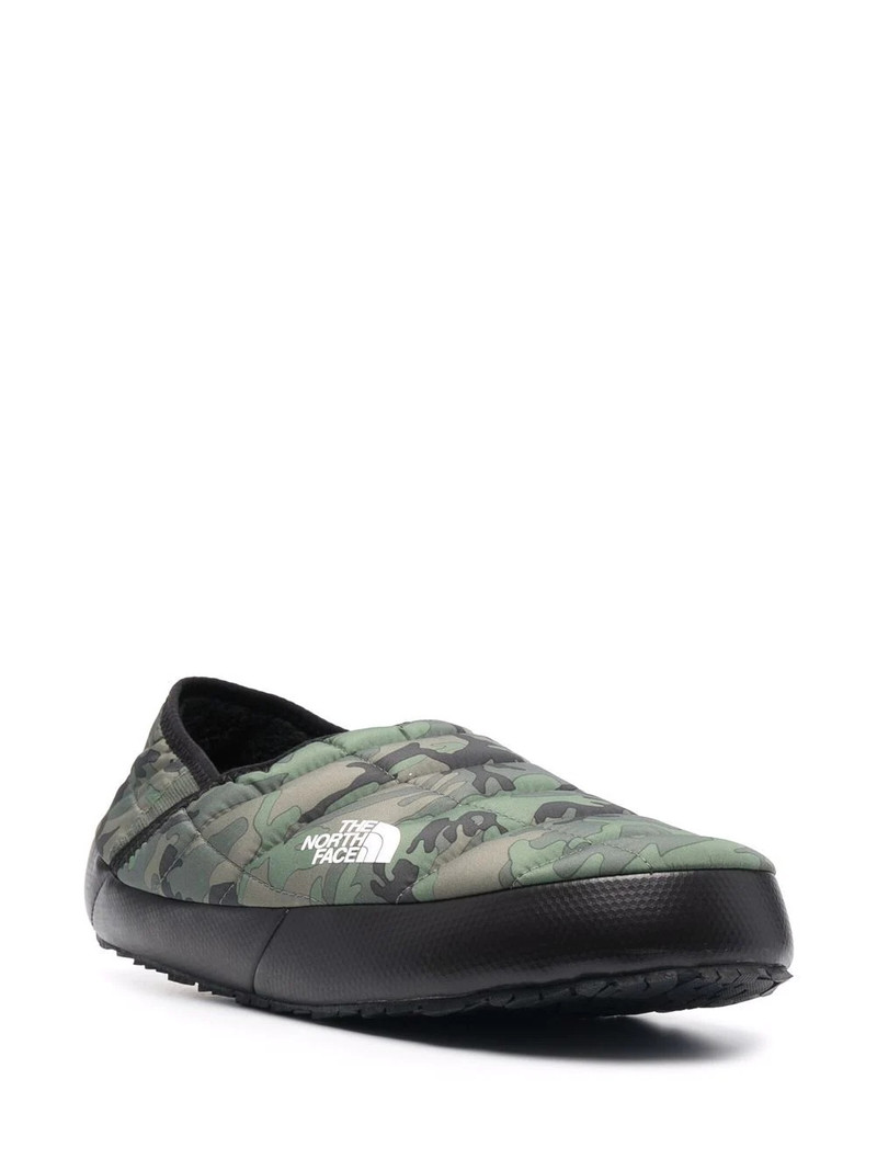 The North Face camouflage-print padded slippers outlook