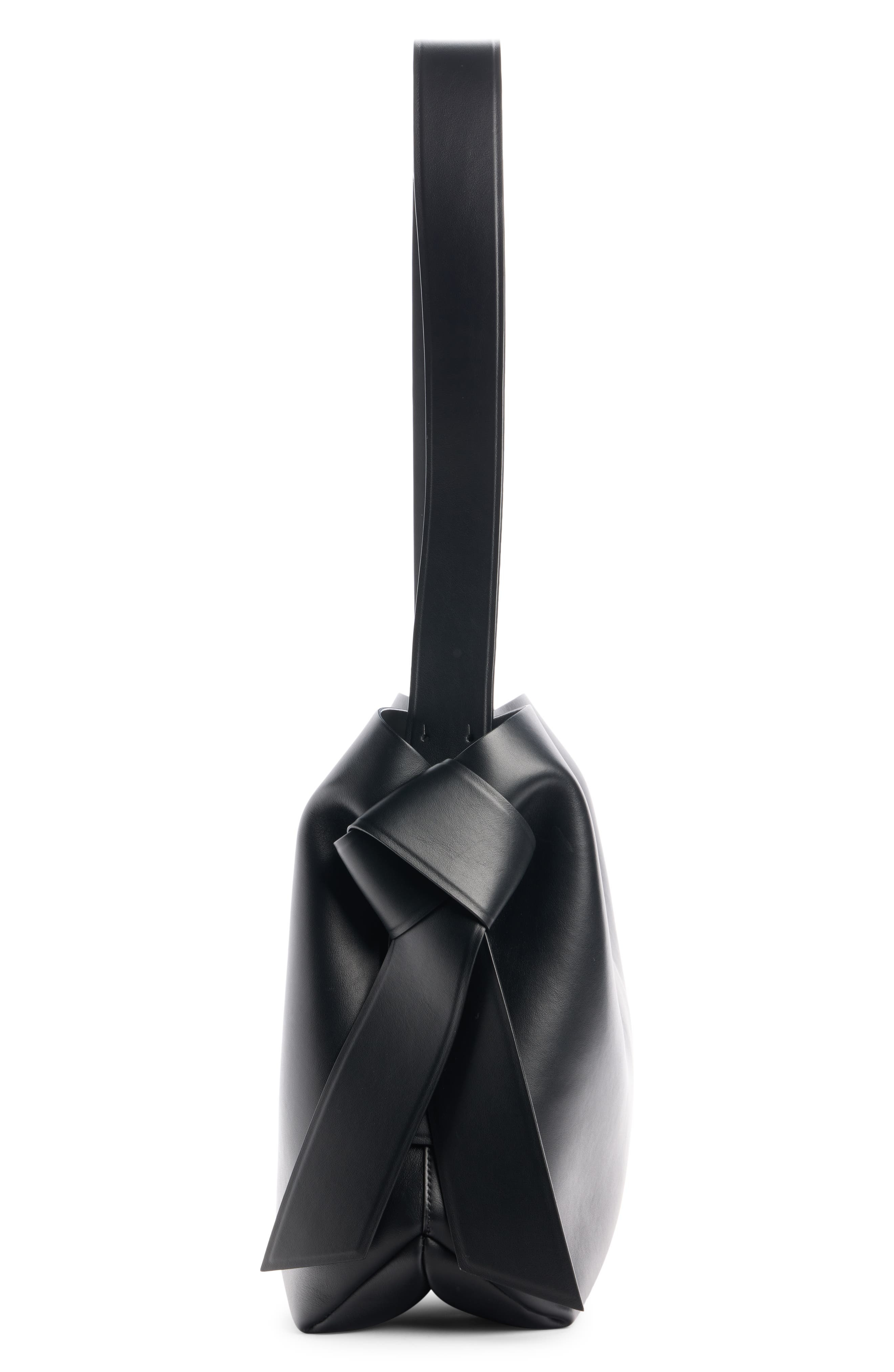 Acne Studios Midi Musubi Leather Bag in Black at Nordstrom - 4