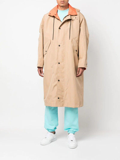 MSGM oversize trench coat outlook