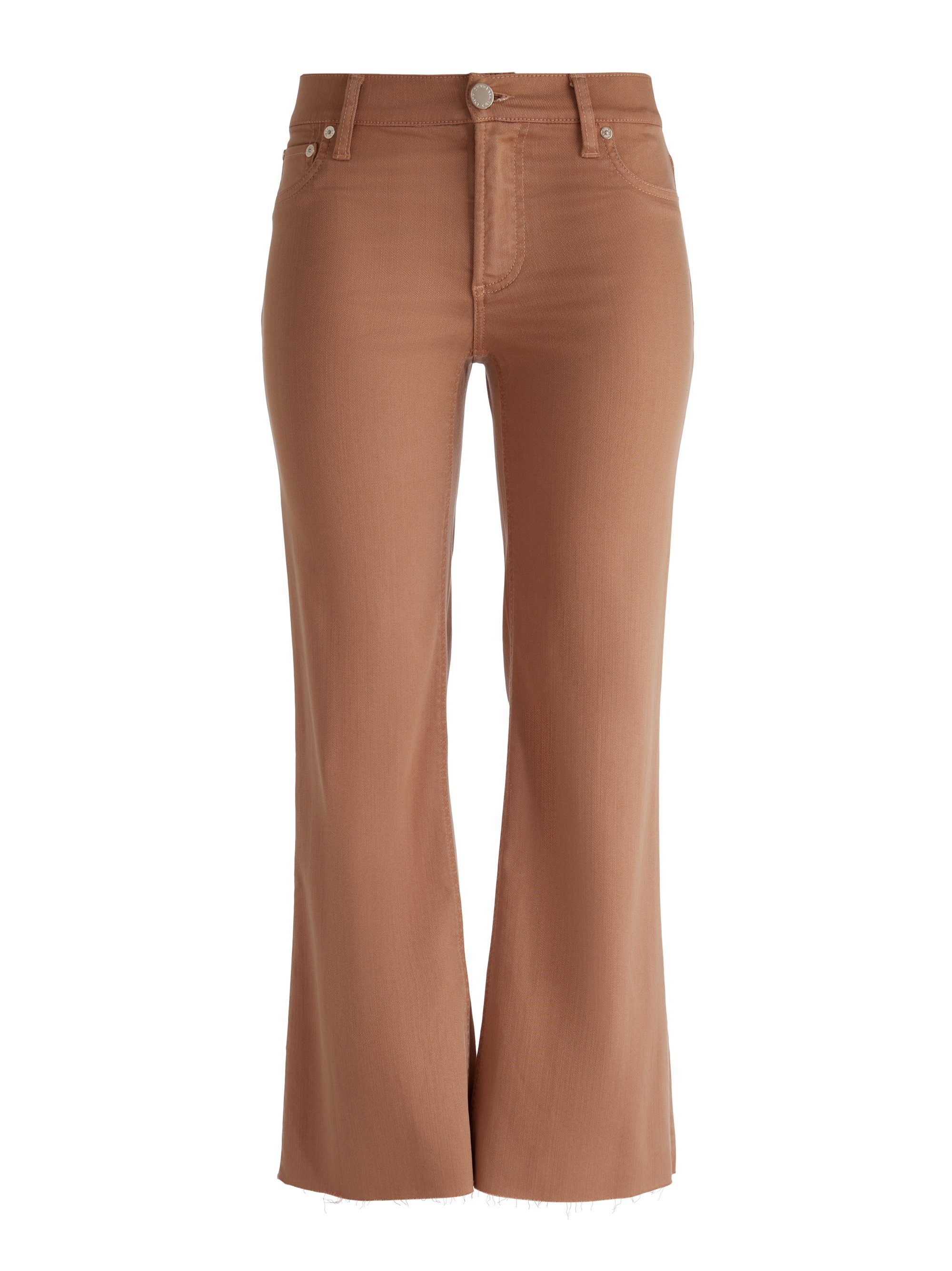 ROXIE LOW RISE STRAIGHT FLARE CROPPED JEAN - 1