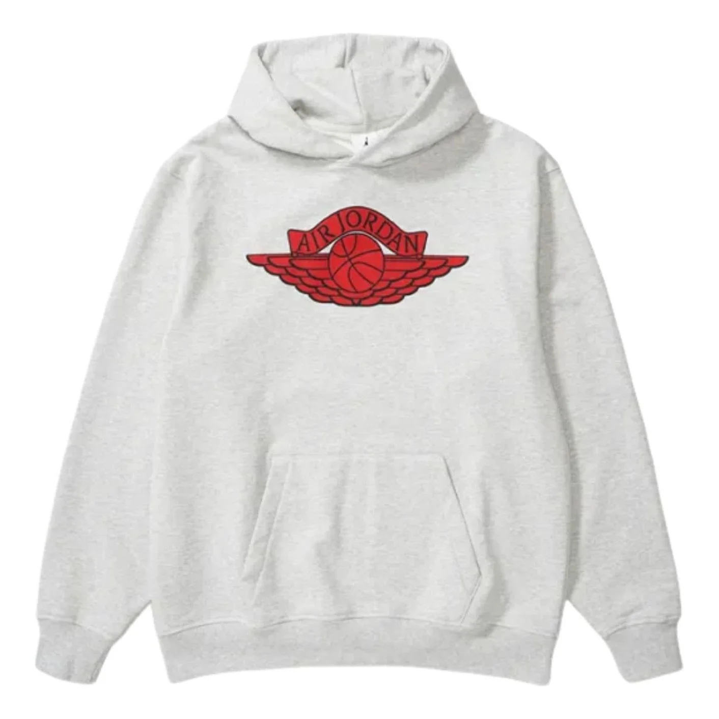 Jordan x Saint Mxxxxxx Fleece Hoodie 'Grey Heather' FV4718-050 - 1