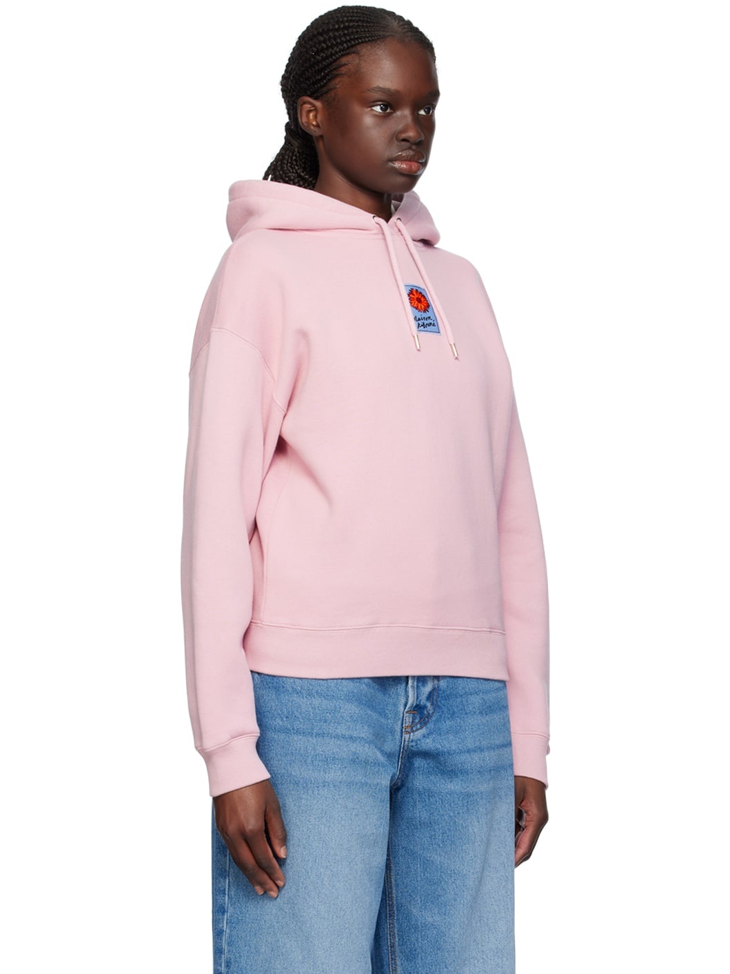 Pink Floating Flower Hoodie - 2