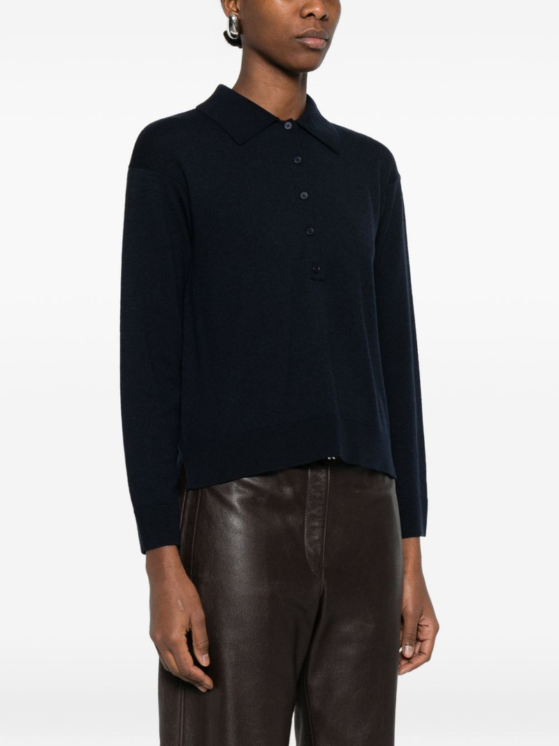 button-up collar polo top 3