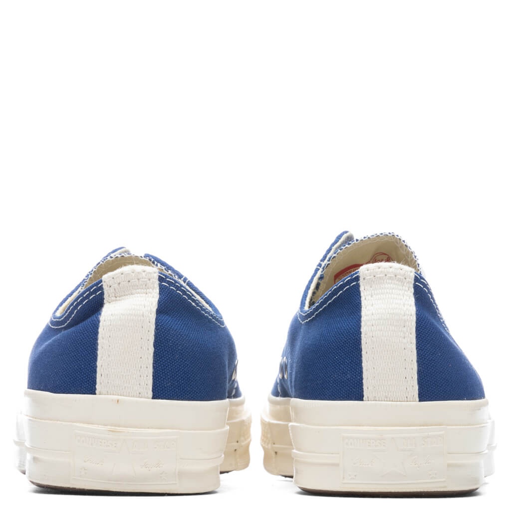 CONVERSE X COMME DES GARCONS PLAY ALL STAR CHUCK '70 OX - BLUE - 4