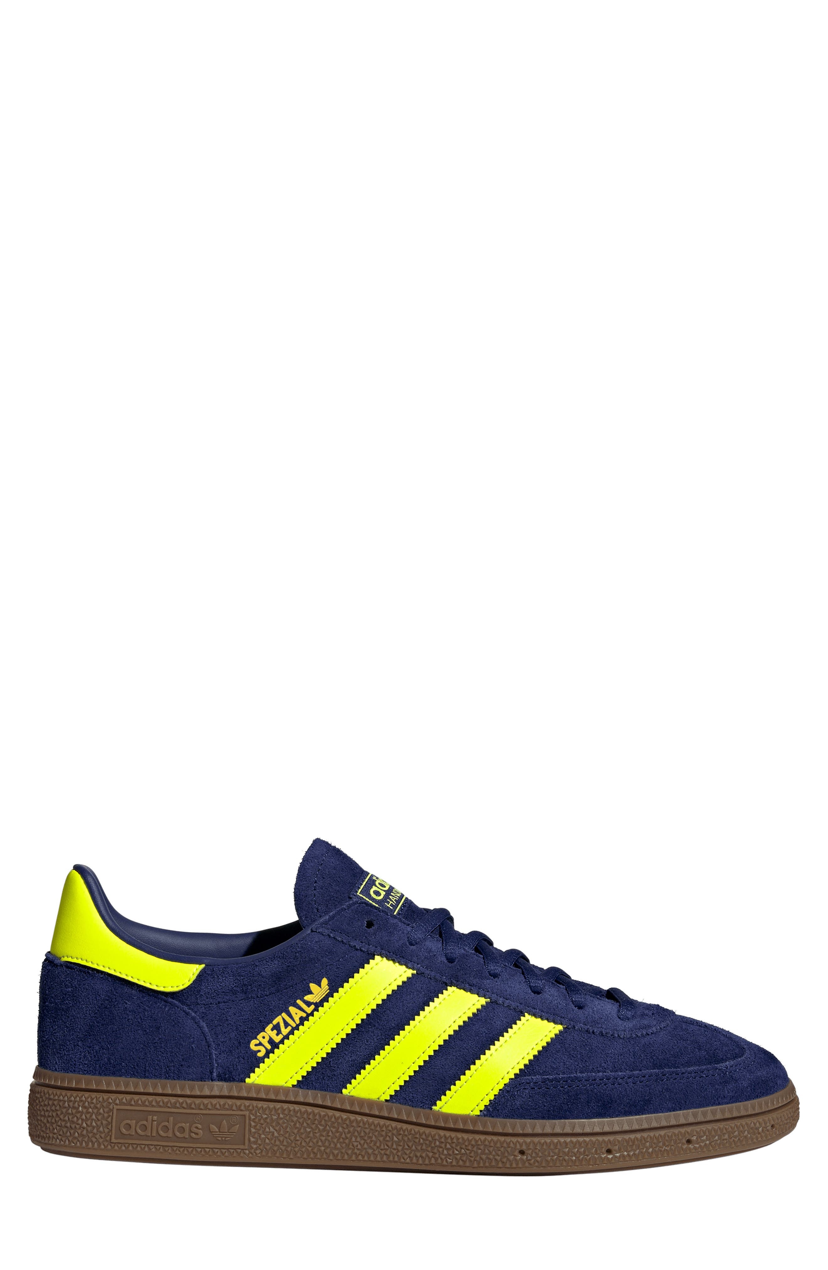 adidas Gender Inclusive Handball Spezial Sneaker in Blue/Yellow/Gold Metallic at Nordstrom - 3