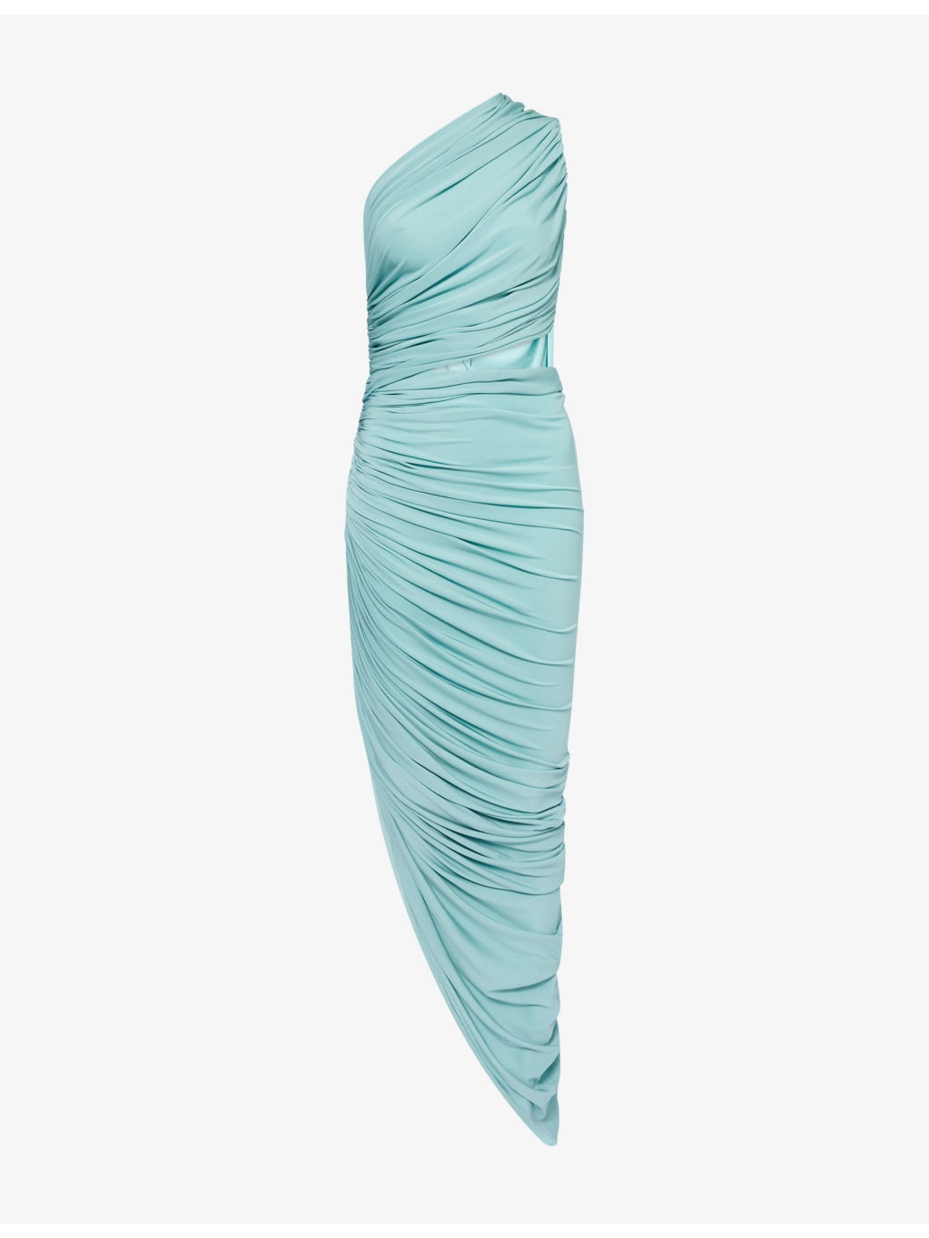 Cut-Out Draped Stretch-Woven Maxi Dress - 1
