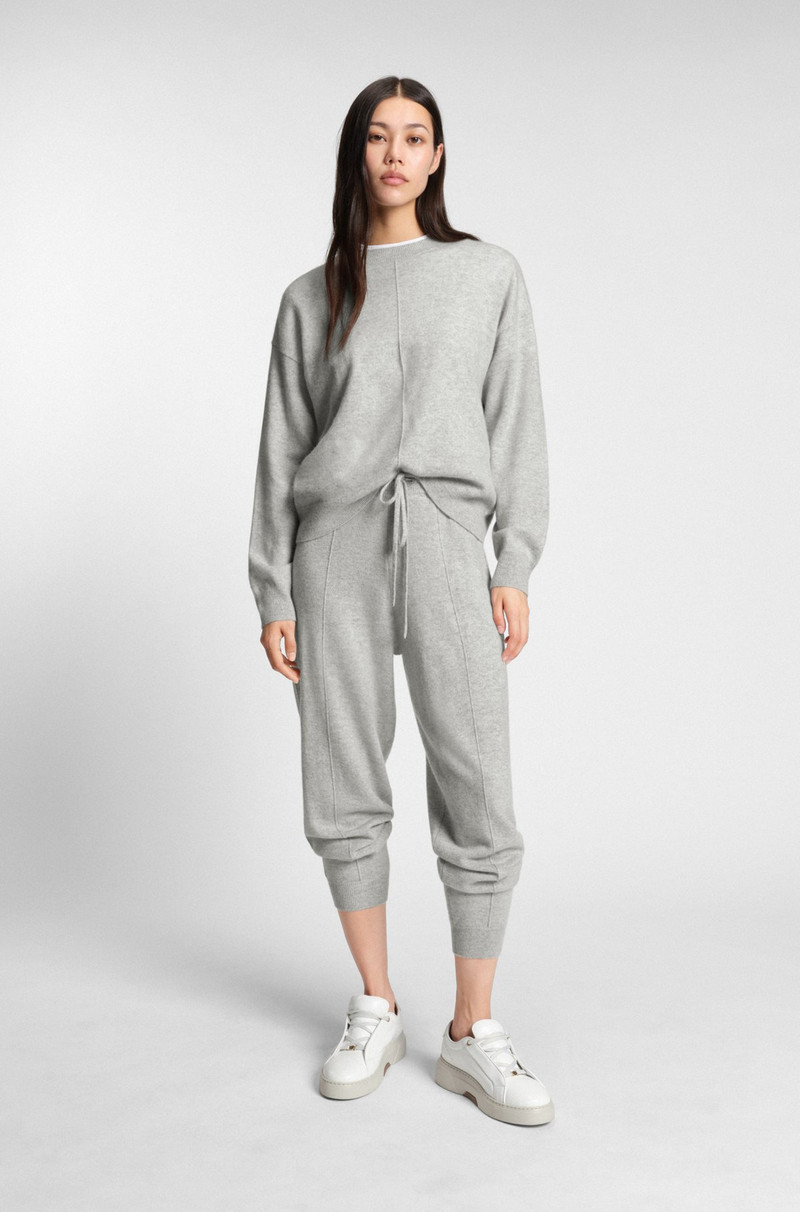 BOSS CUFFED TRACKSUIT BOTTOMS IN CASHMERE outlook