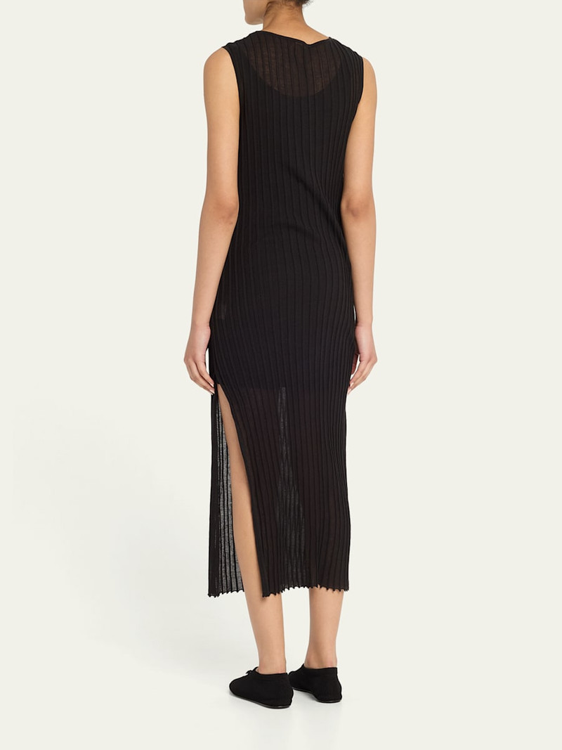 Loulou de Saison Ada Sleeveless Rib Knit Maxi Dress outlook