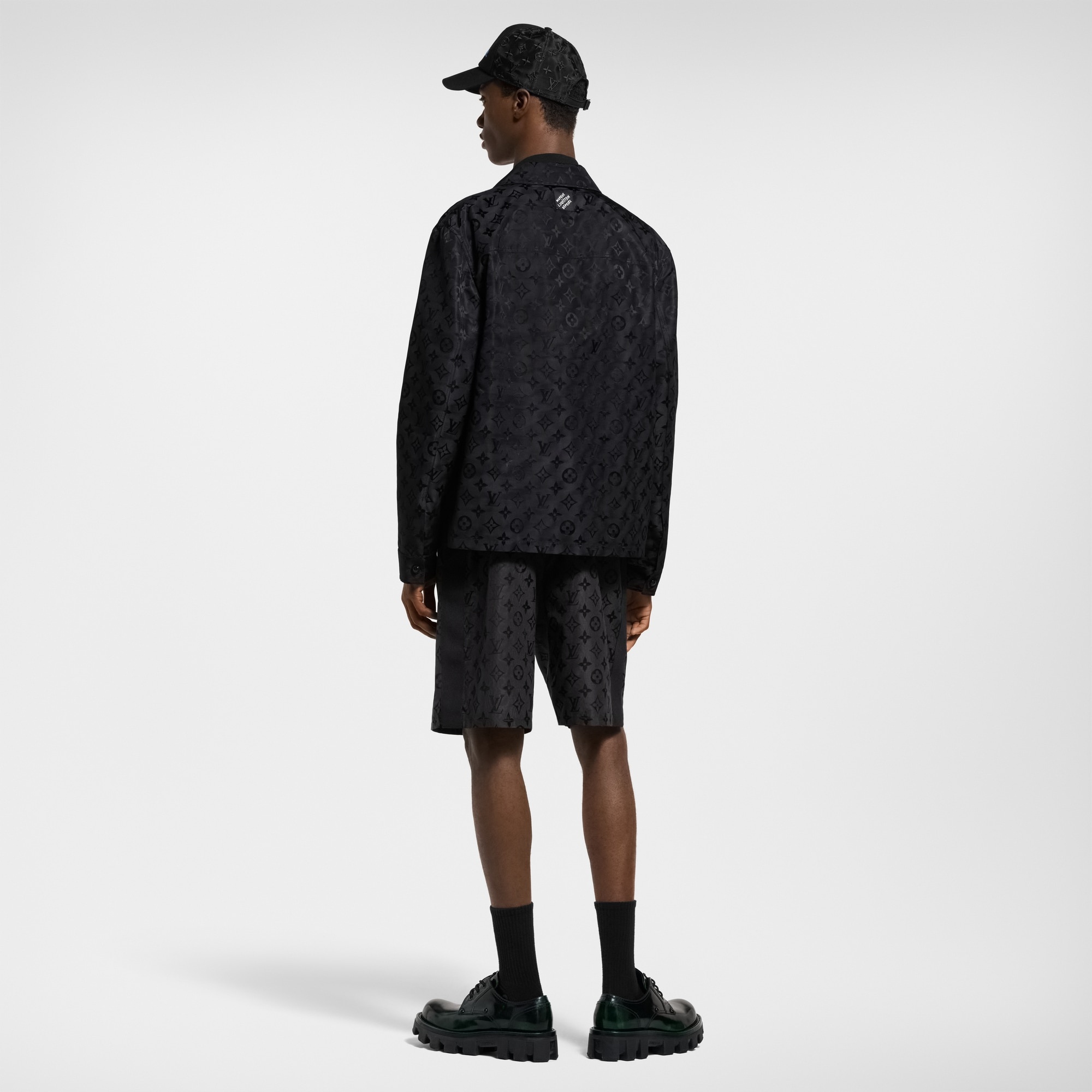 Monogram Moire Jacquard Silk Shorts - 3