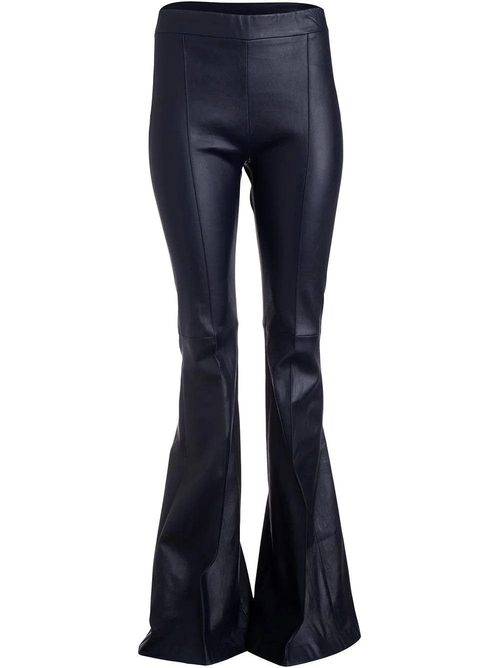 mid-rise flared trousers - 1