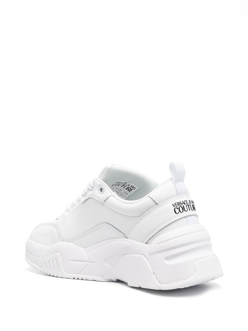 side logo-print detail sneakers - 3