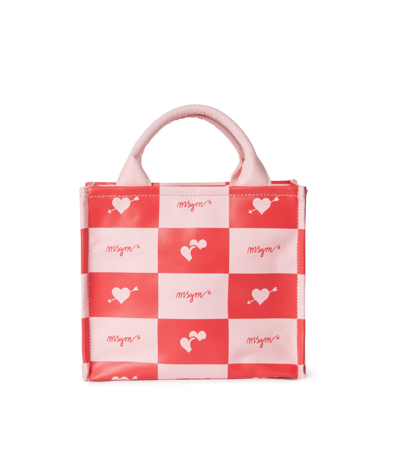Blended cotton MSGM mini Canvas Tote Bag 1