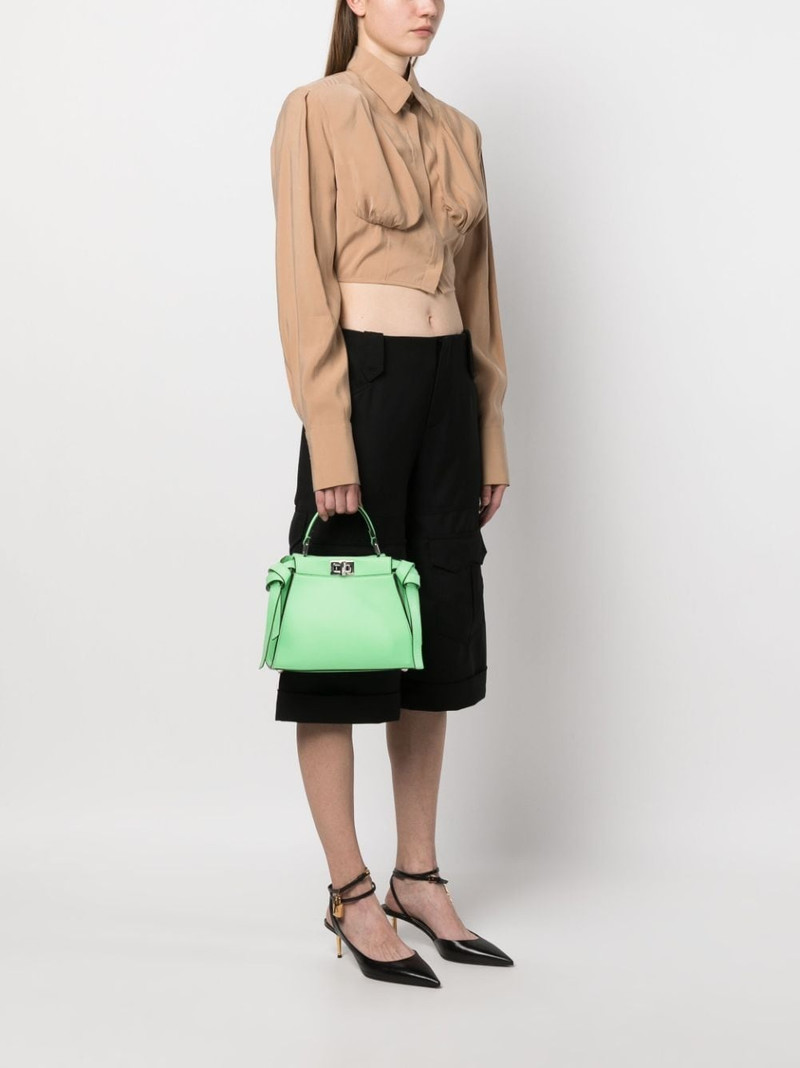 FENDI mini Peekaboo leather bag outlook