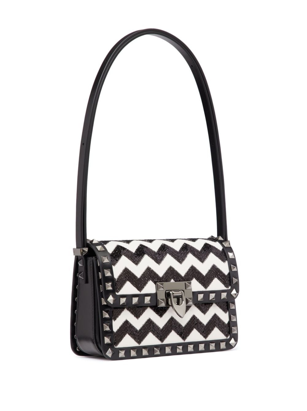 Rockstud23 leather shoulder bag - 4