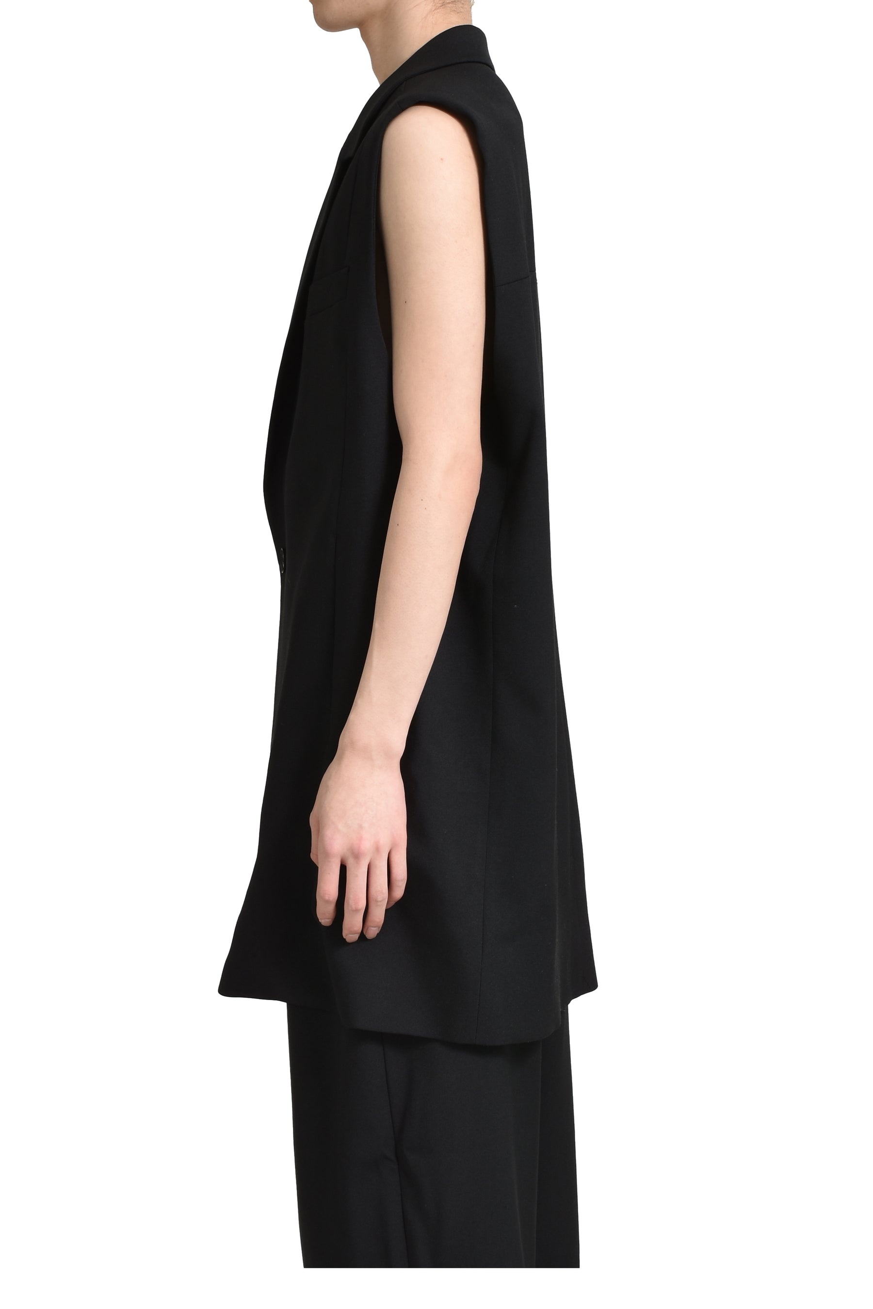 PLATEAU VEST BLACK WOOL / BLK WOOL - 3