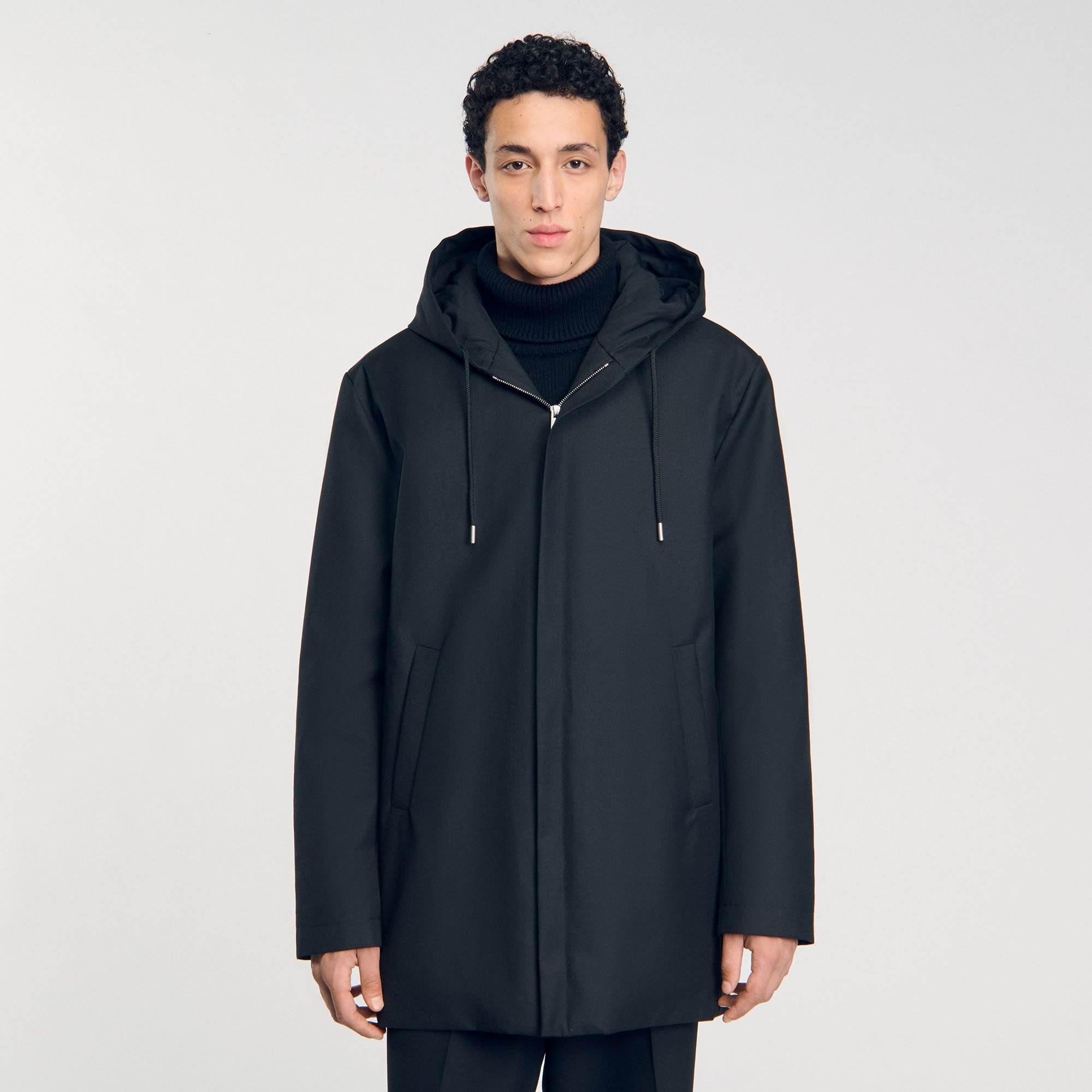 HOODED PARKA WITH ZIP - 4