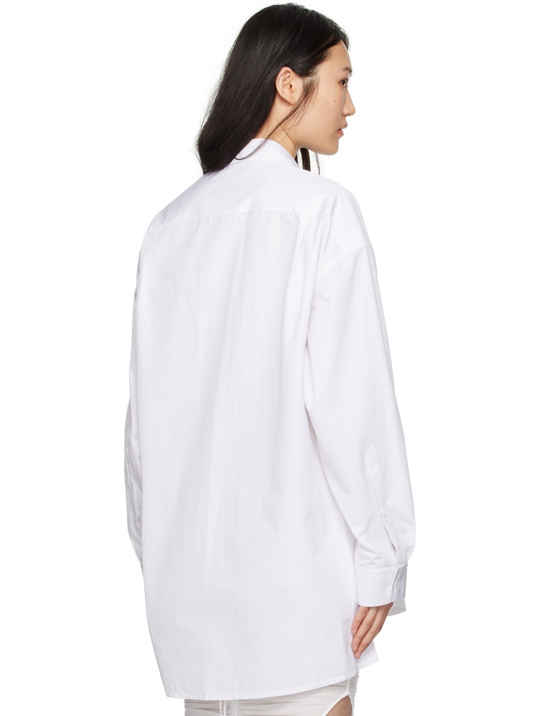 White Oversized Shirt - 3
