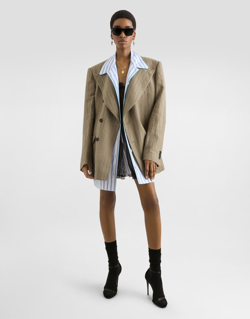 Dolce & Gabbana Striped poplin shirt outlook