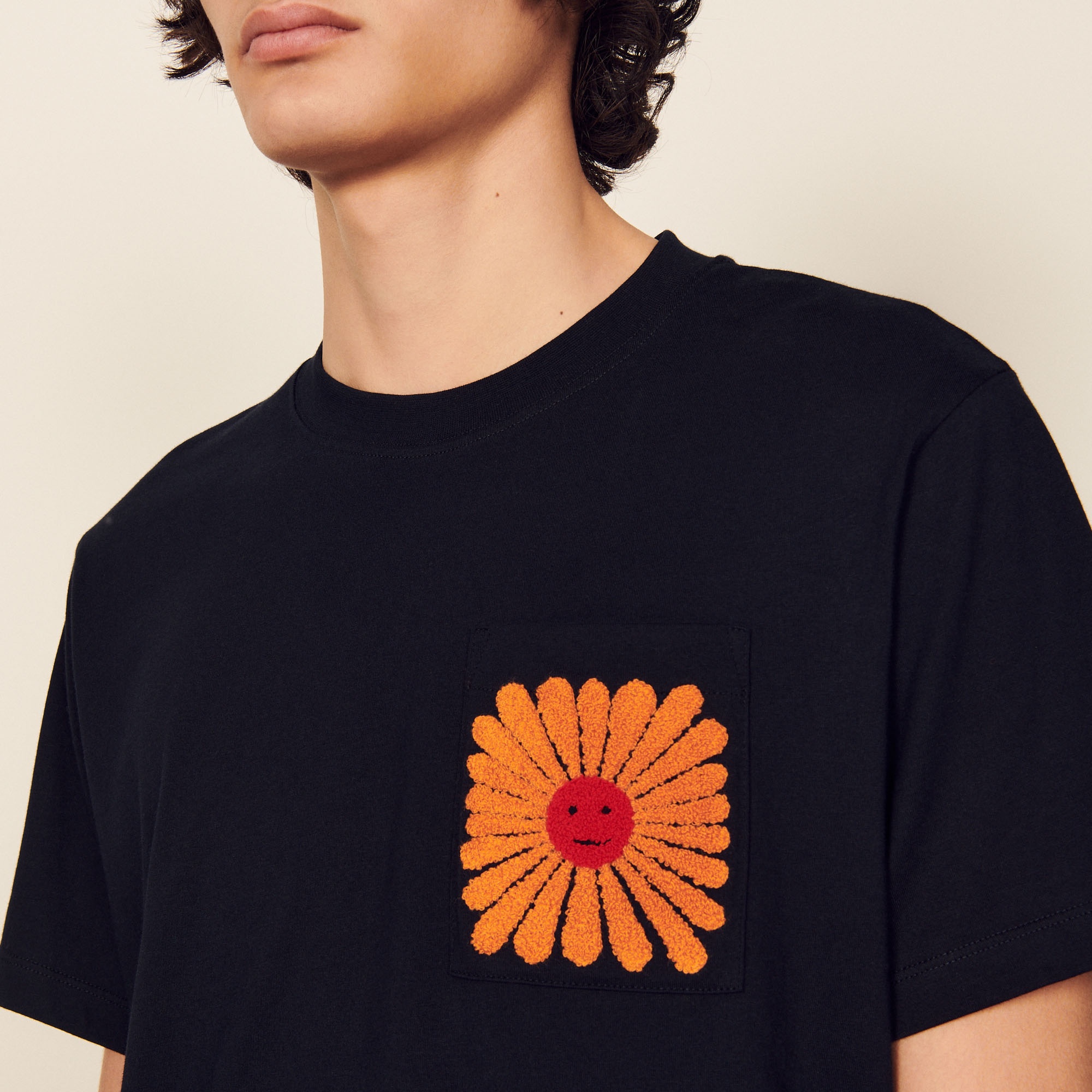 Organic cotton T-shirt with patch - 5