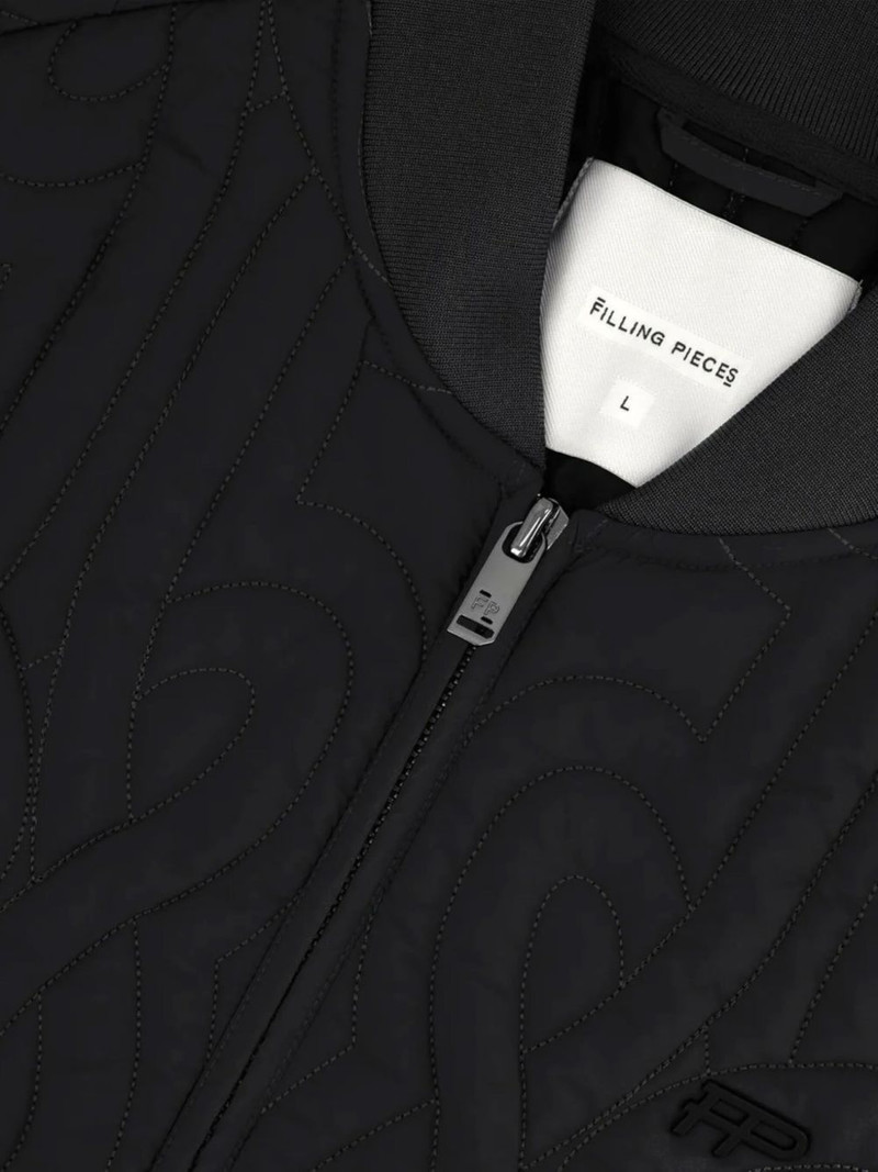 Filling Pieces quilted bomber jacket outlook