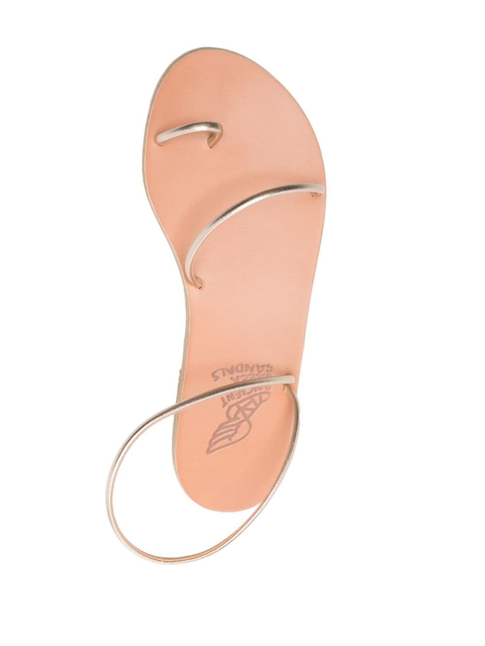 Chora metallic-finish sandals - 4