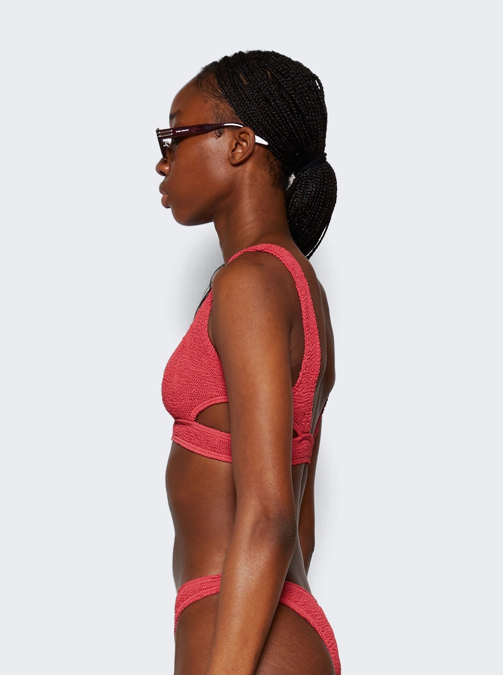 Nino Crop Bikini Top Mineral Red Palm - 4