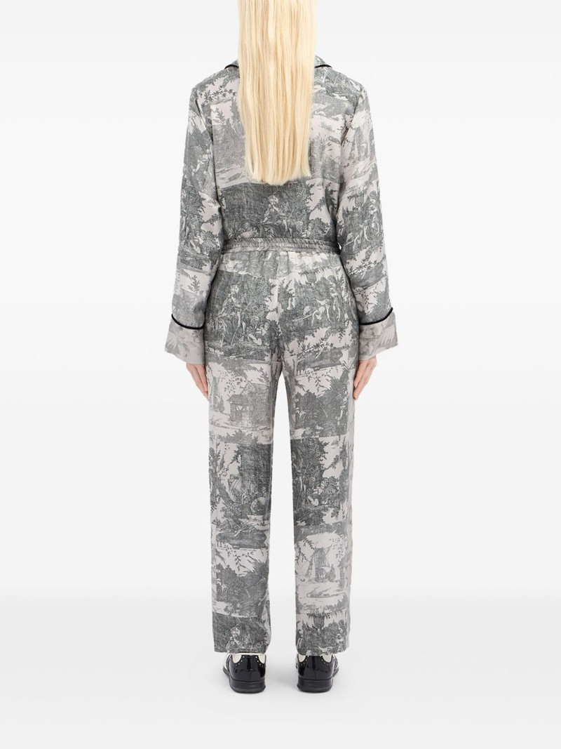 landscape-print drawstring trousers 3