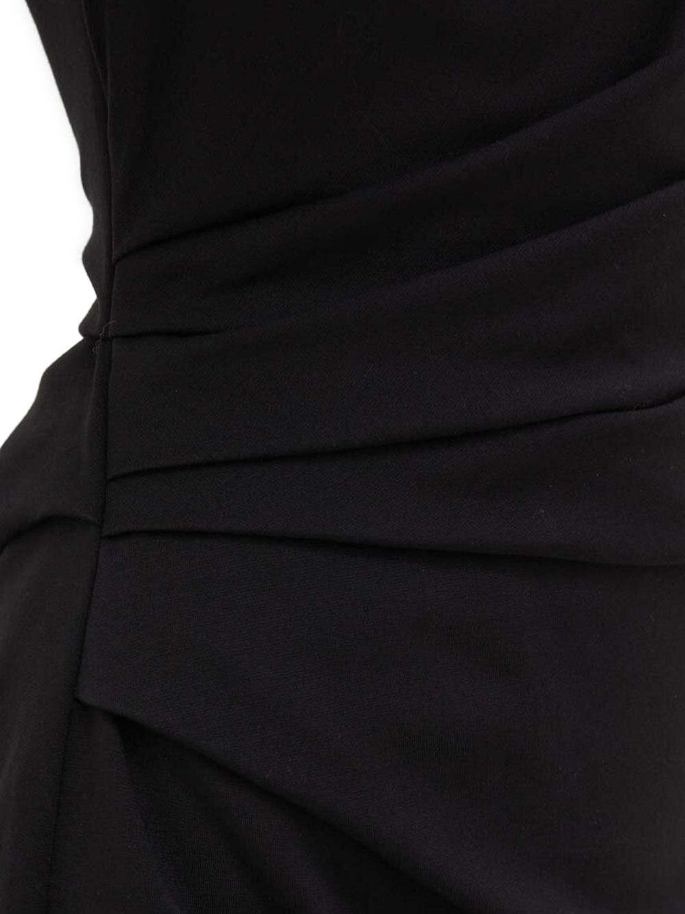 gathered-waist short-sleeve midi dress - 4