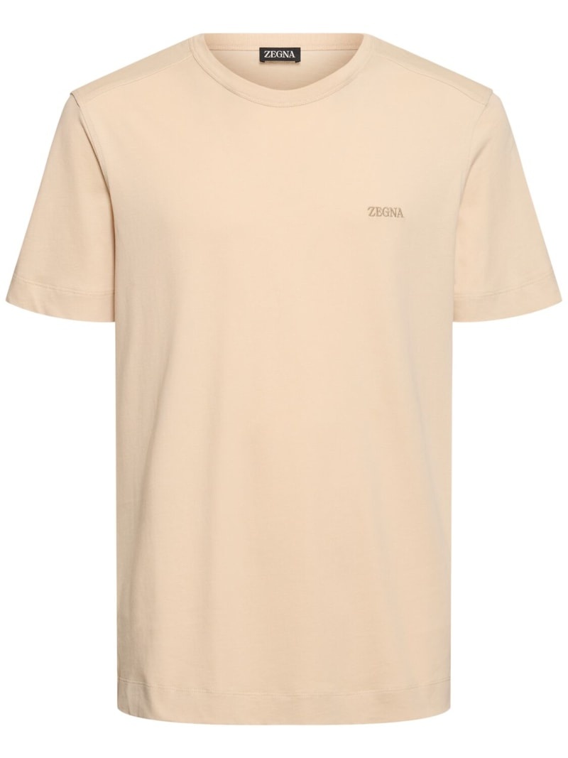 Cotton short sleeves t-shirt - 1