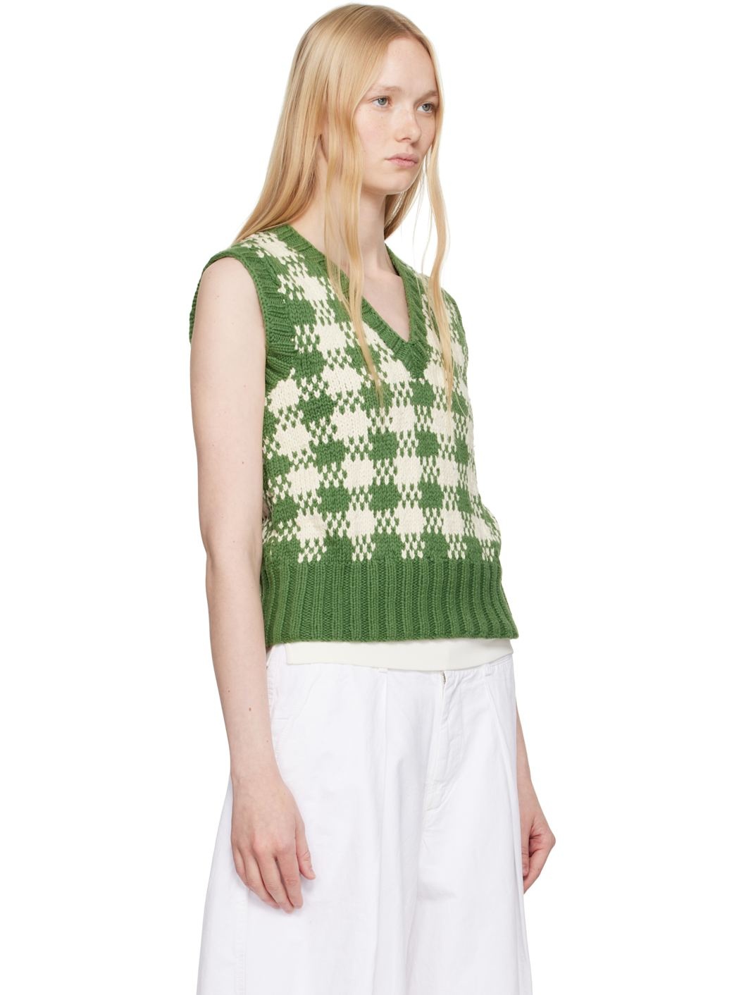 Green Heidi Vest - 2