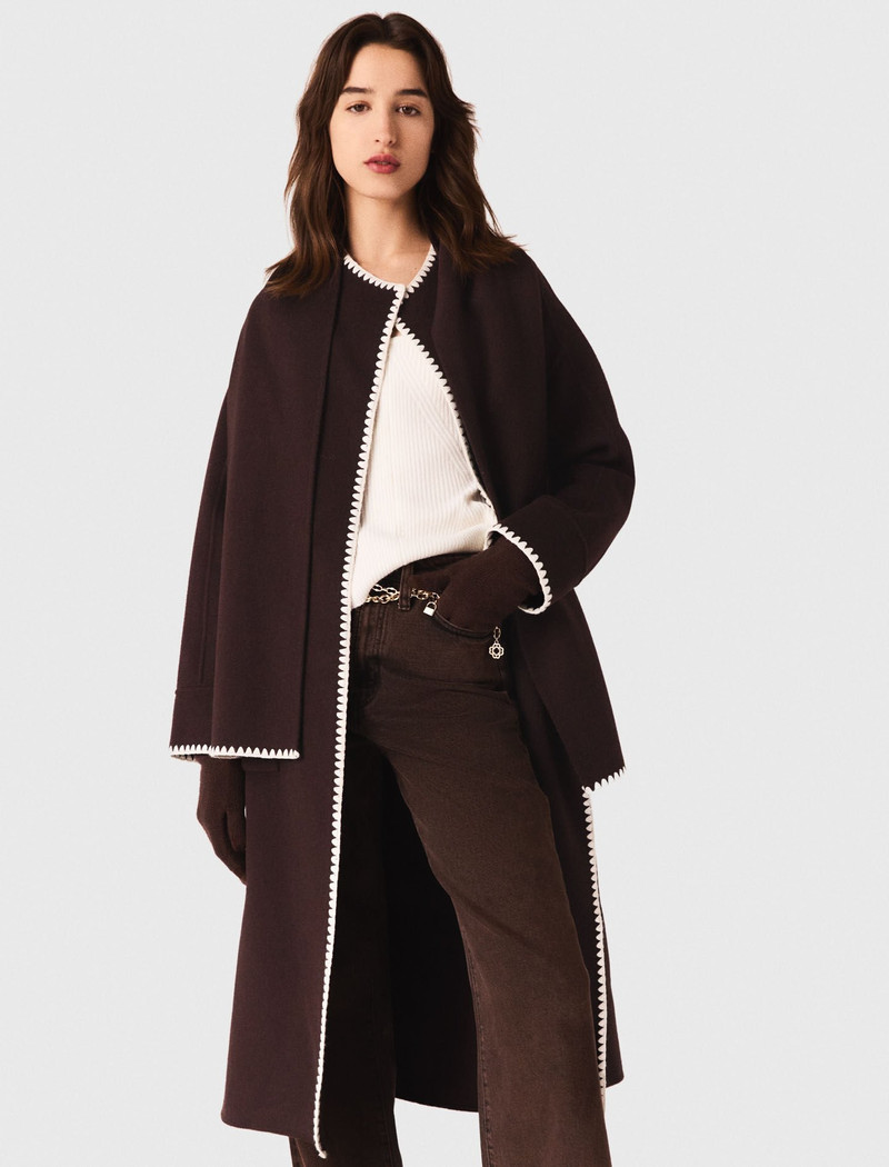 Embroidered double-faced coat 6