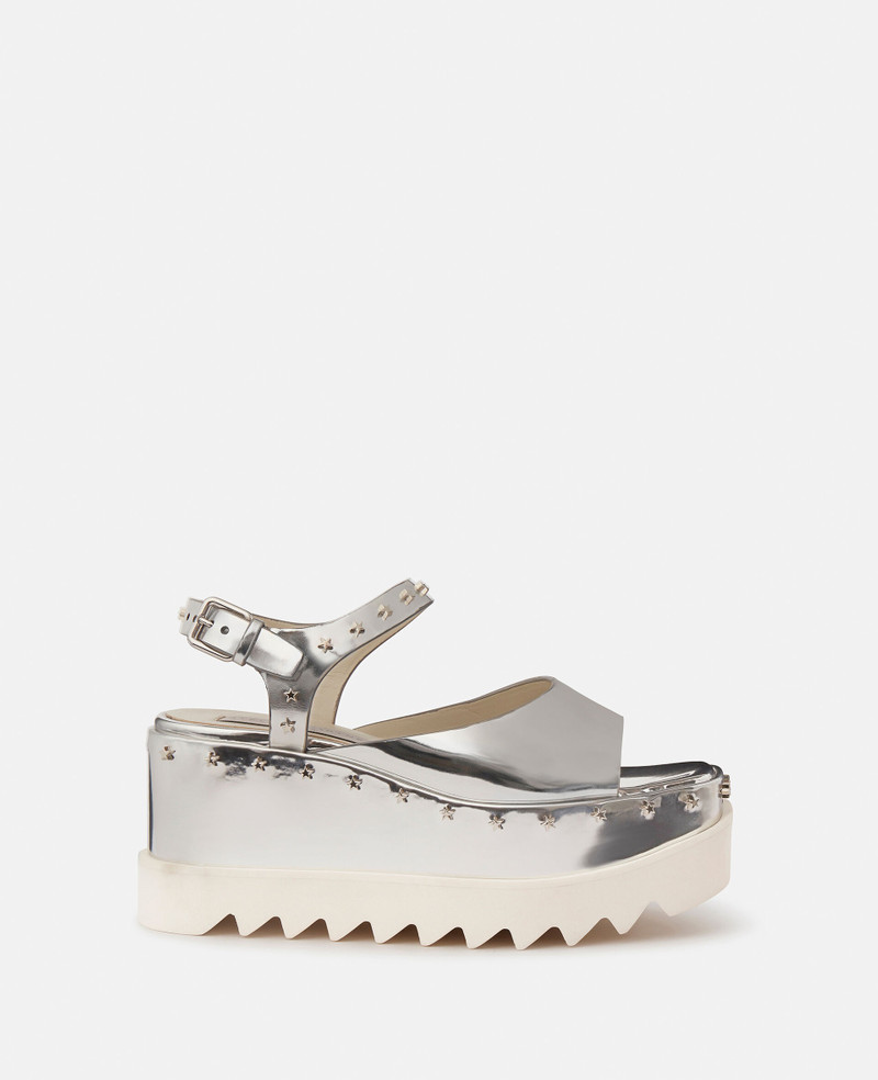 Elyse Star Stud Mirrored Platform Sandals 1