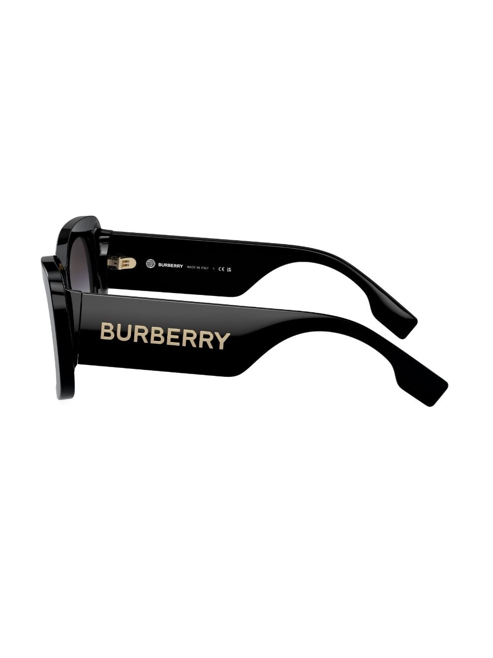 logo-print square-frame sunglasses - 3