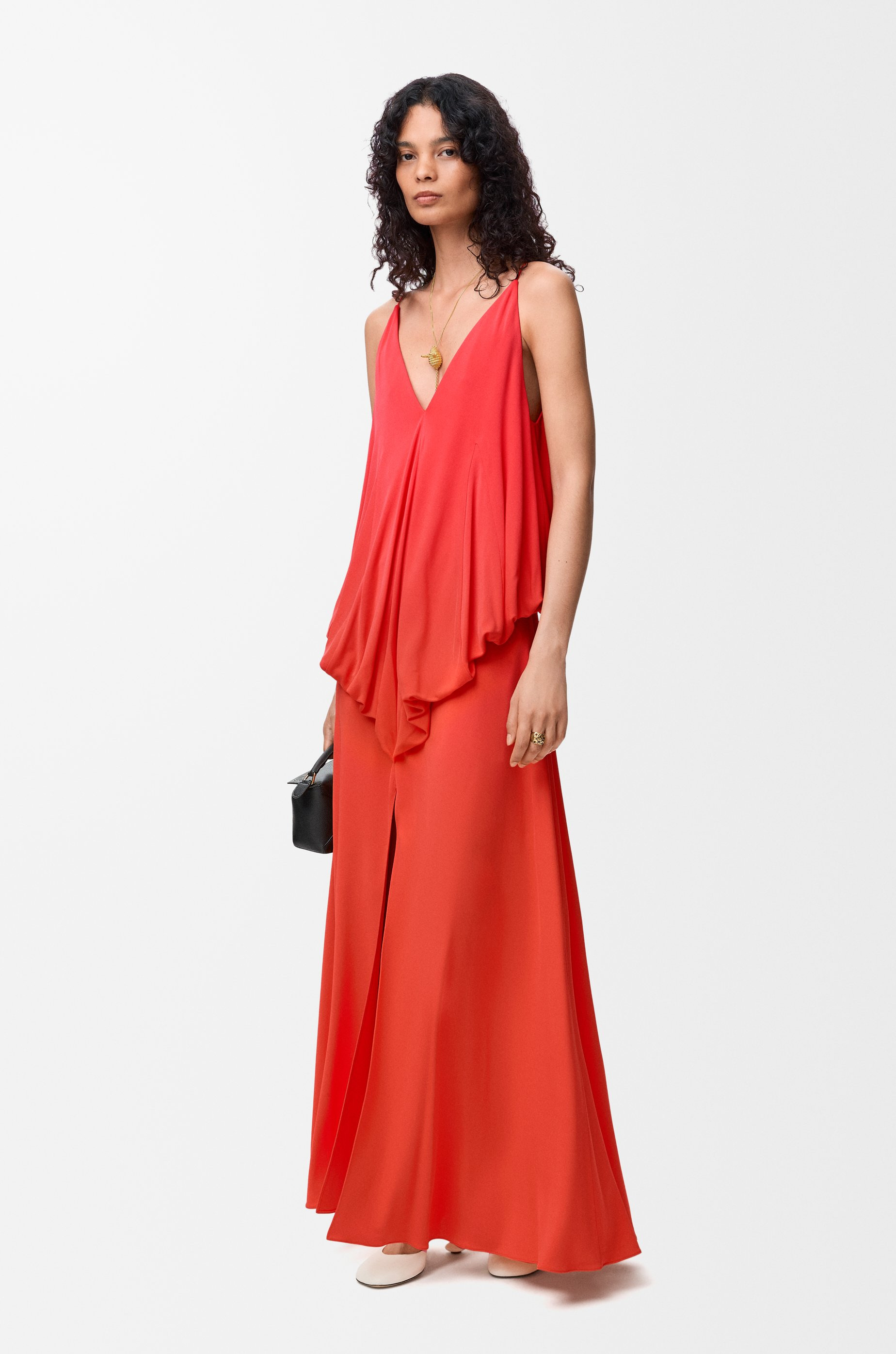 Draped dress in viscose - 2