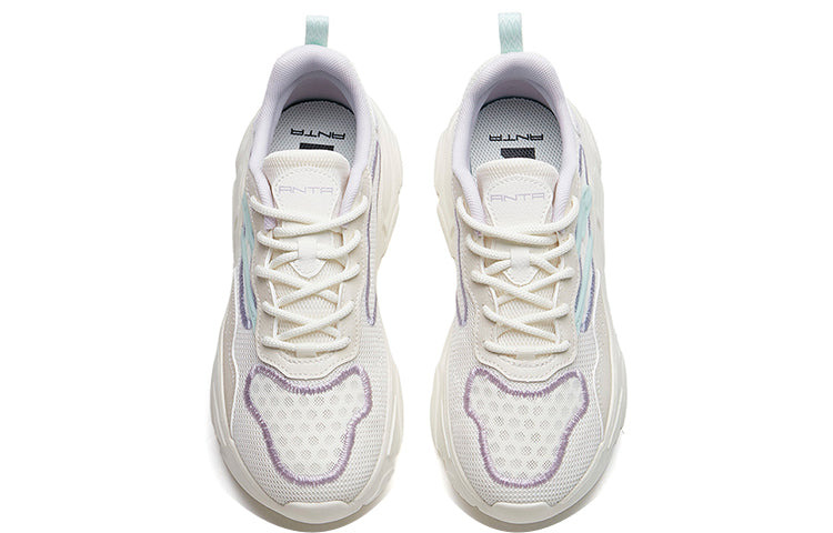 (WMNS) ANTA Life Series Sneakers 'White Purple Blue' 122228891-3 - 3