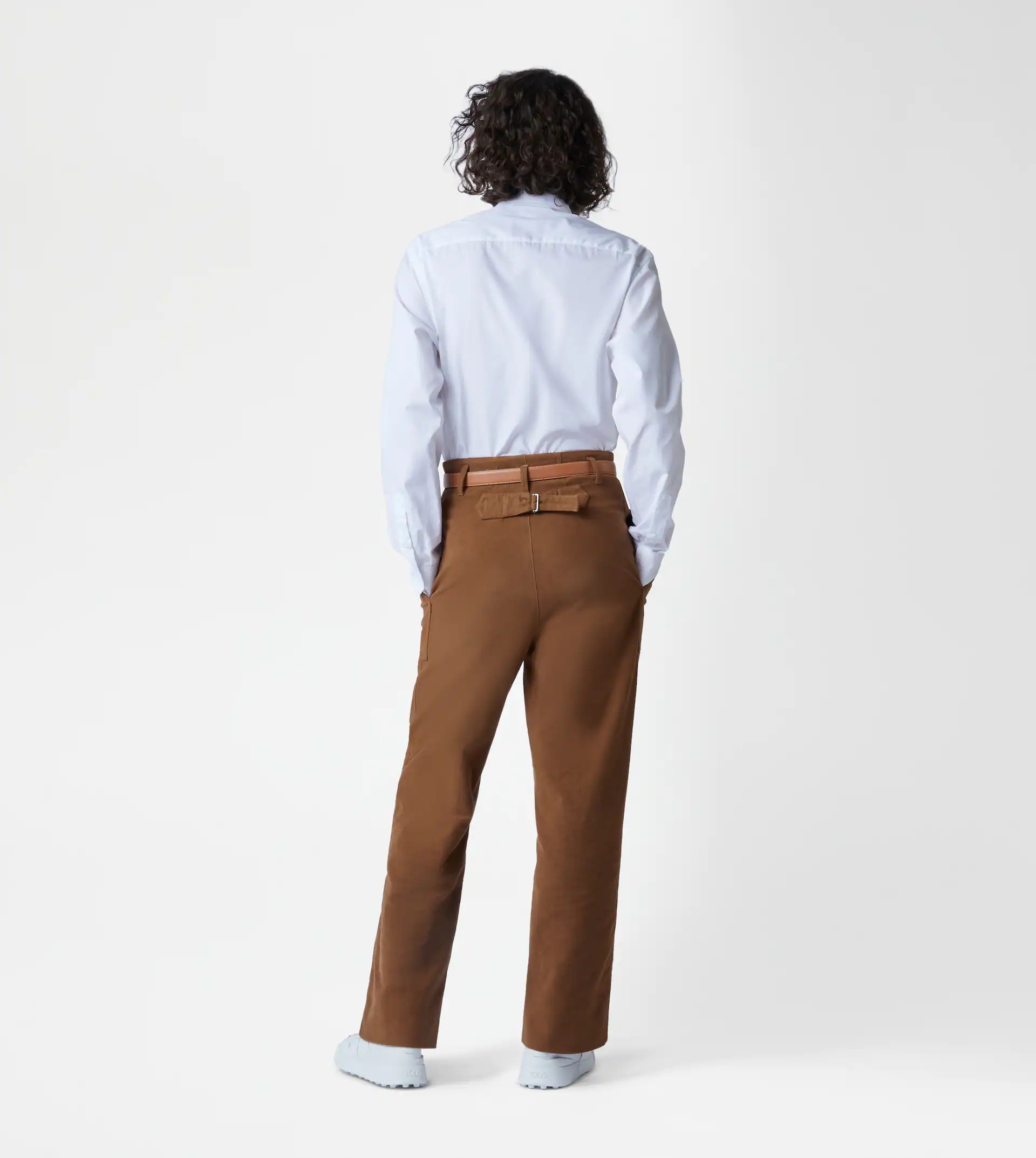 TROUSERS - BROWN - 3