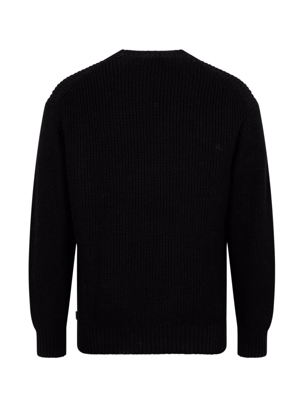 logo-embroidered ribbed-knit jumper - 2