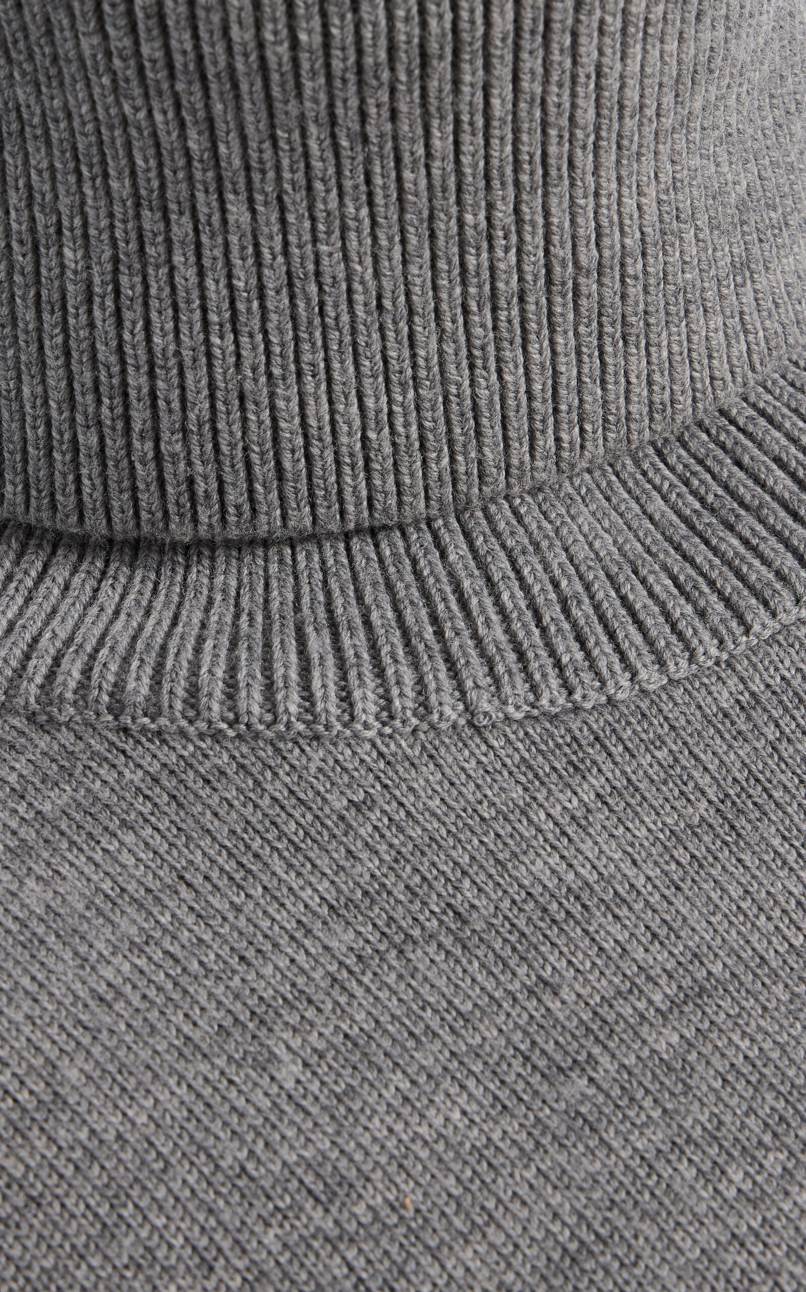 Wool Turtleneck Top grey - 5