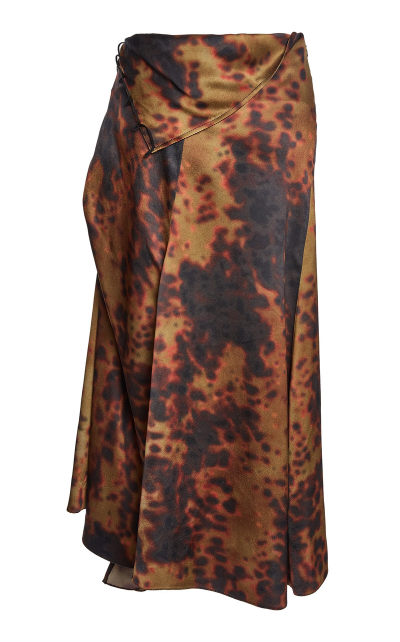 Victoria Beckham Rouleau Detailed Skirt multi outlook