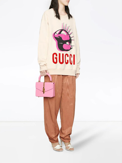 GUCCI Manifesto oversized sweatshirt outlook