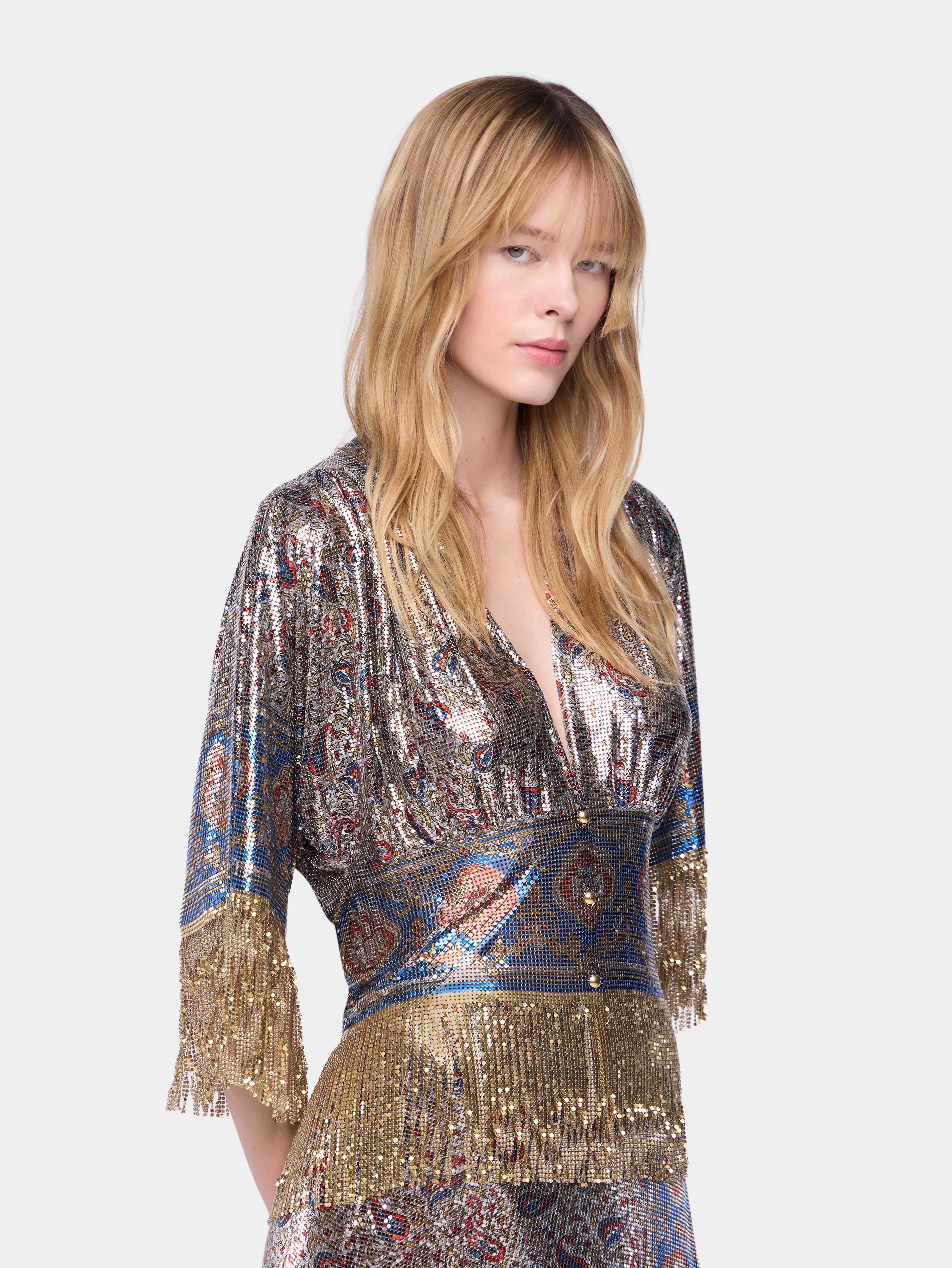 TOP IN PRINTED MESH - 3